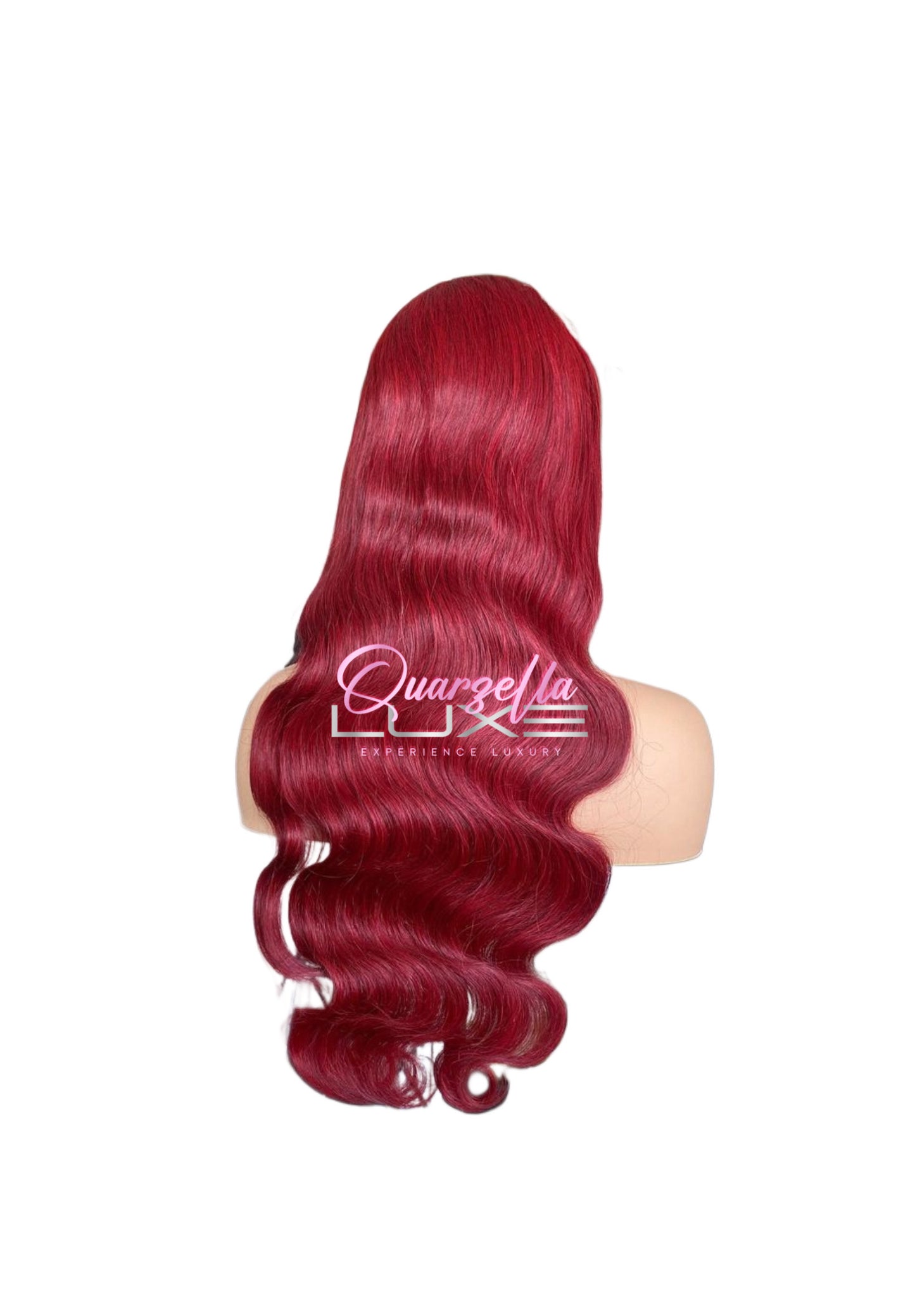 BURGUNDY LACE FRONTAL WIG